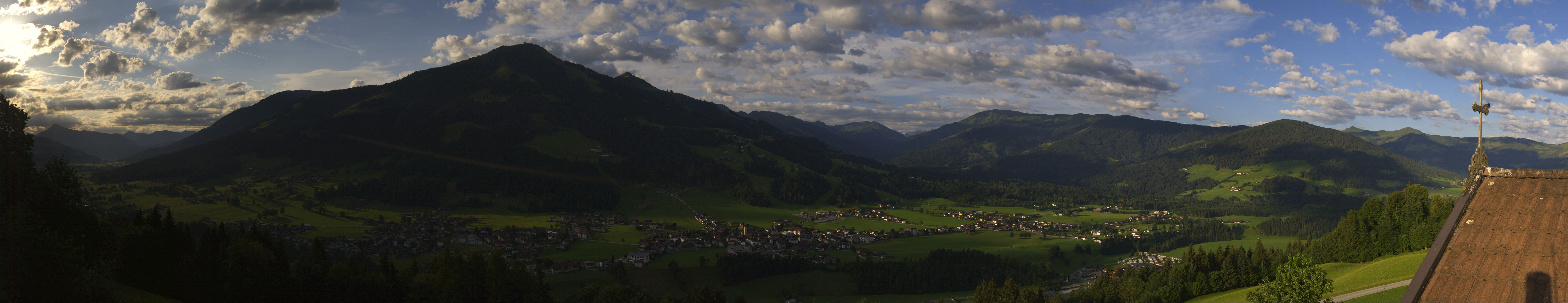 Archiv Foto Webcam Dorfkamera über Westendorf am Wilden Kaiser