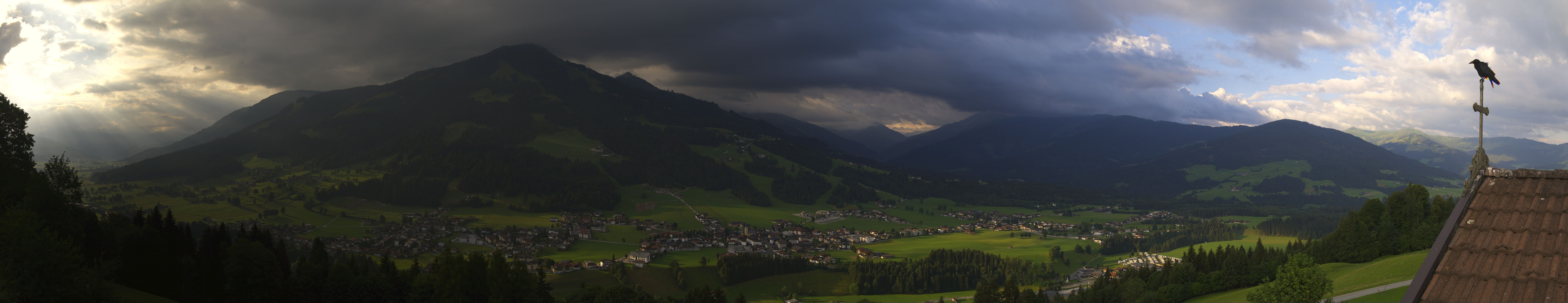 Archiv Foto Webcam Dorfkamera über Westendorf am Wilden Kaiser