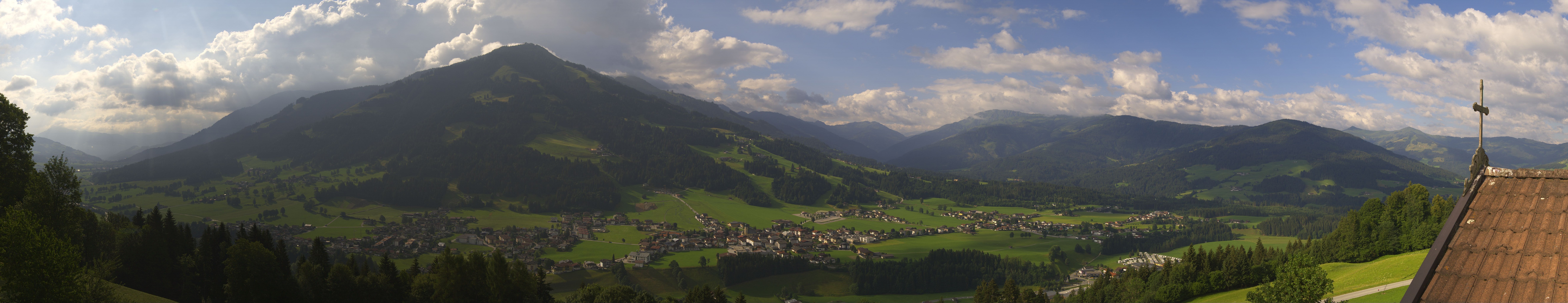 Archiv Foto Webcam Dorfkamera über Westendorf am Wilden Kaiser