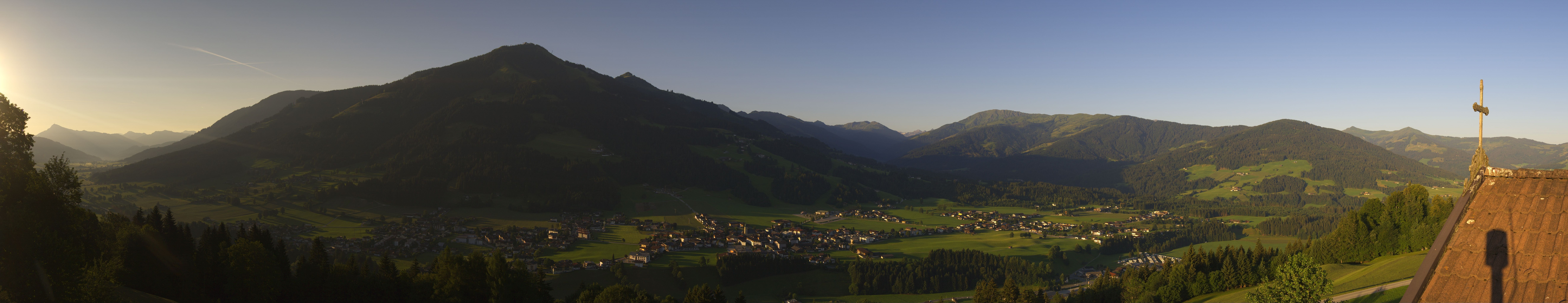 Archiv Foto Webcam Dorfkamera über Westendorf am Wilden Kaiser
