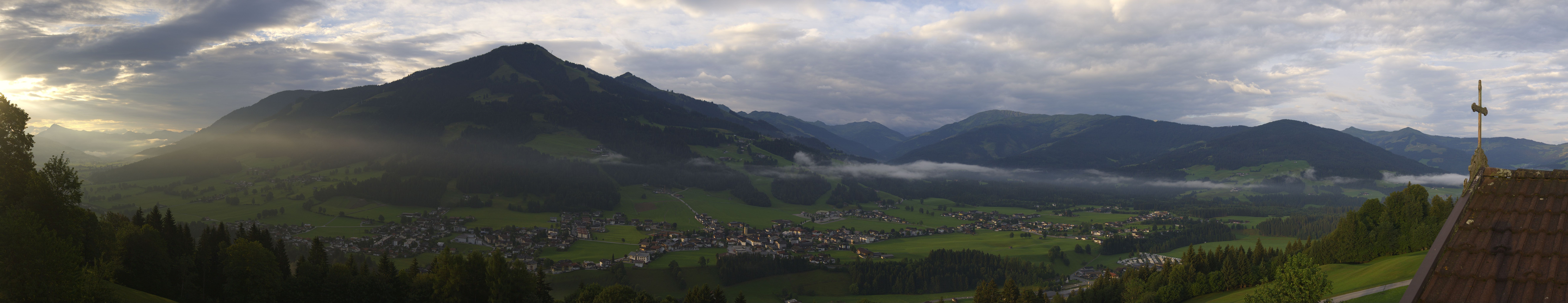 Archiv Foto Webcam Dorfkamera über Westendorf am Wilden Kaiser