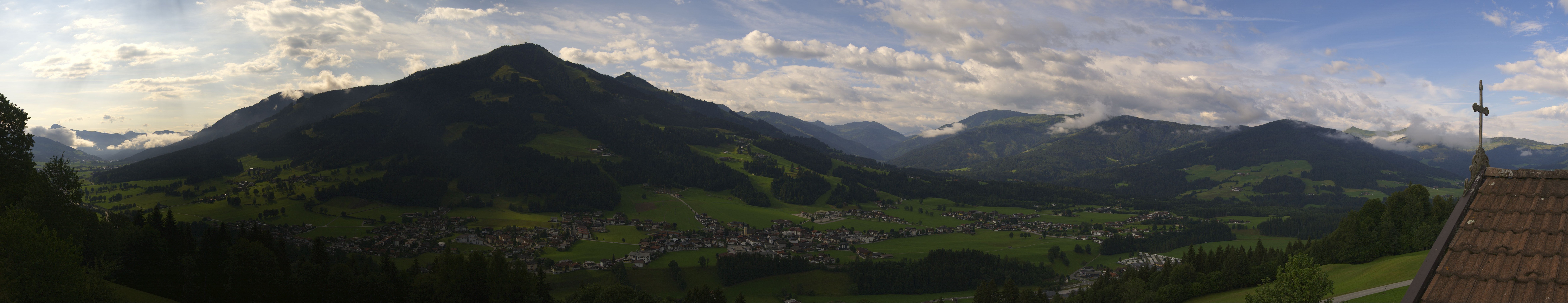 Archiv Foto Webcam Dorfkamera über Westendorf am Wilden Kaiser