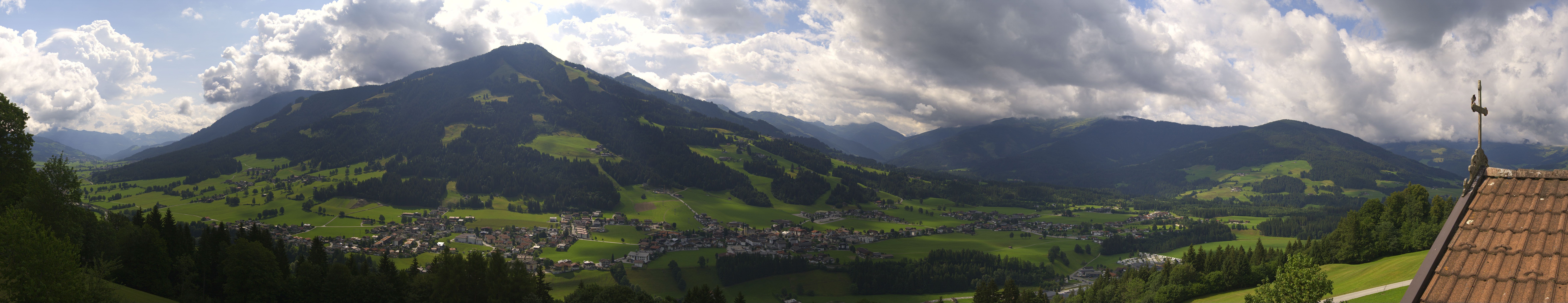 Archiv Foto Webcam Dorfkamera über Westendorf am Wilden Kaiser