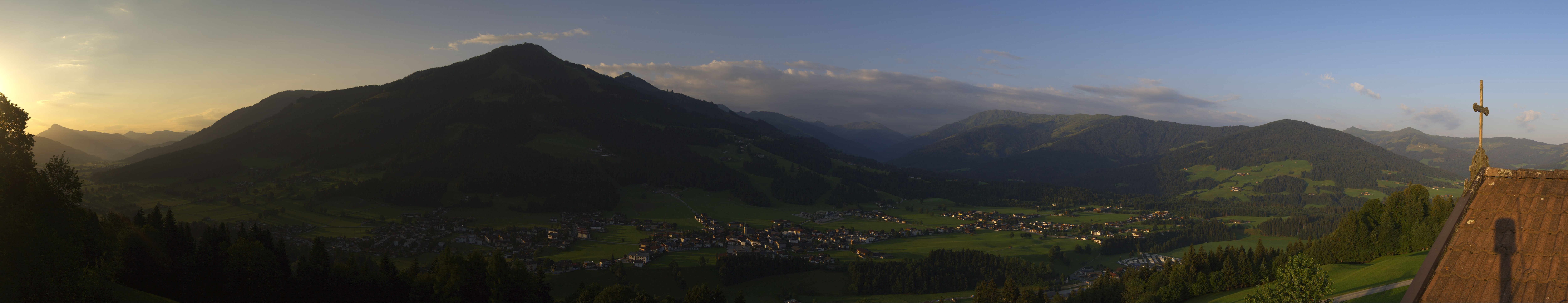 Archiv Foto Webcam Dorfkamera über Westendorf am Wilden Kaiser