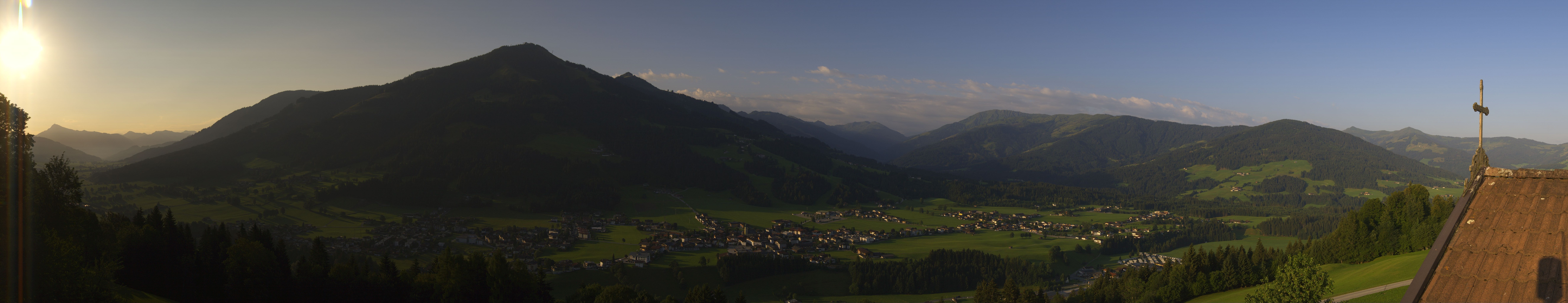 Archiv Foto Webcam Dorfkamera über Westendorf am Wilden Kaiser