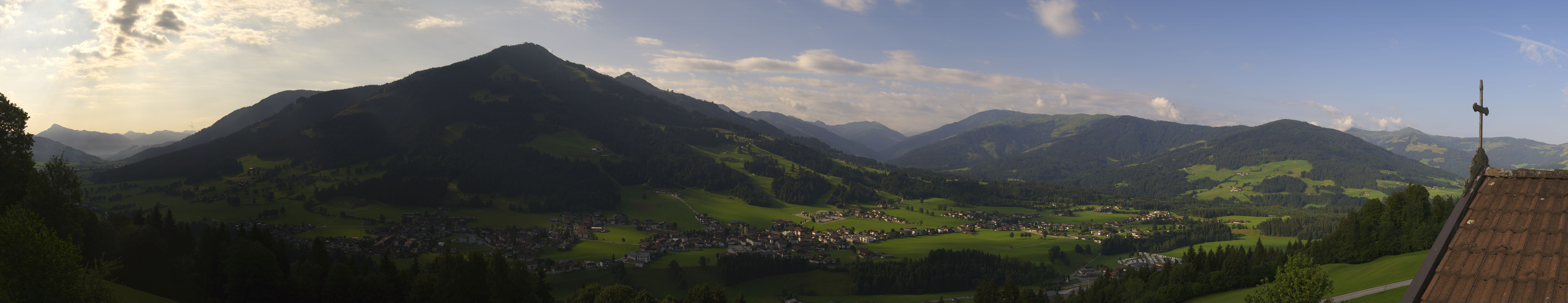 Archiv Foto Webcam Dorfkamera über Westendorf am Wilden Kaiser