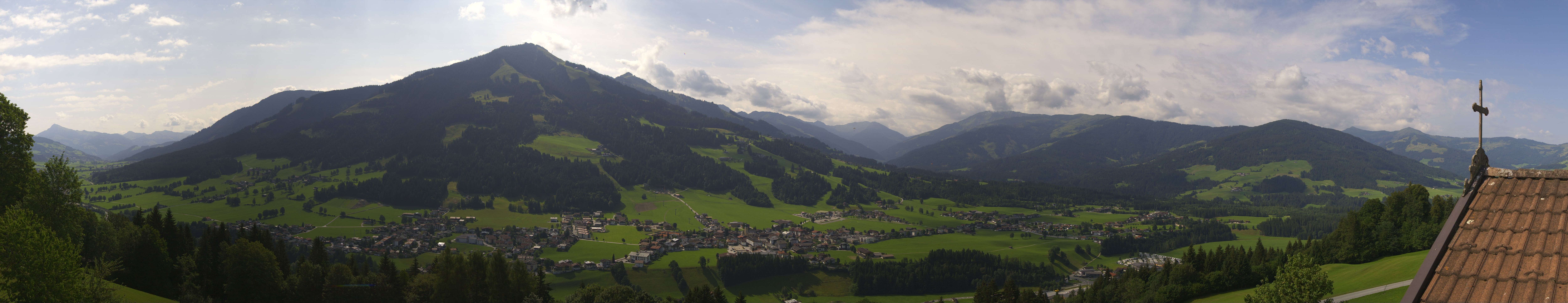 Archiv Foto Webcam Dorfkamera über Westendorf am Wilden Kaiser