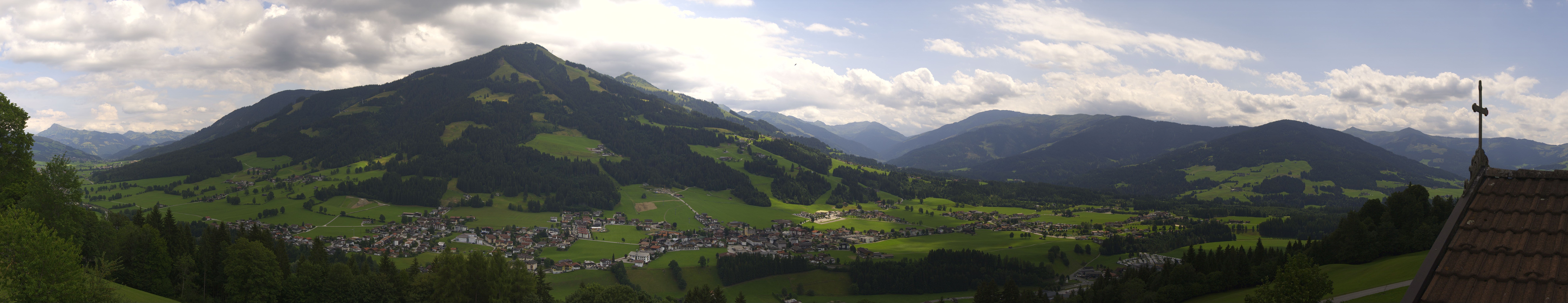 Archiv Foto Webcam Dorfkamera über Westendorf am Wilden Kaiser