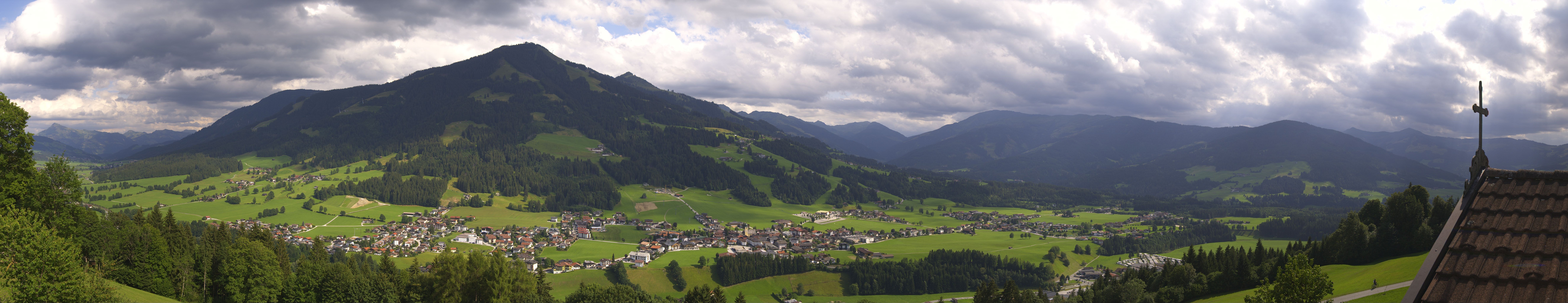 Archiv Foto Webcam Dorfkamera über Westendorf am Wilden Kaiser