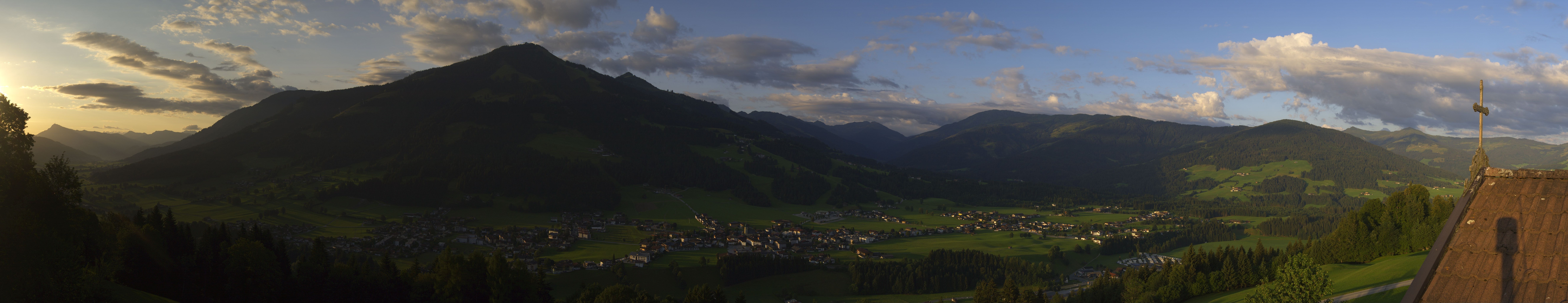 Archiv Foto Webcam Dorfkamera über Westendorf am Wilden Kaiser