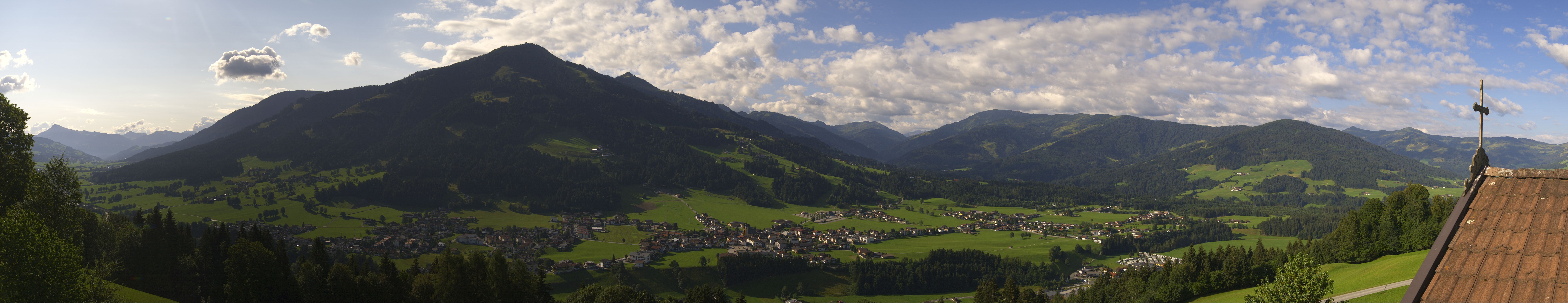 Archiv Foto Webcam Dorfkamera über Westendorf am Wilden Kaiser