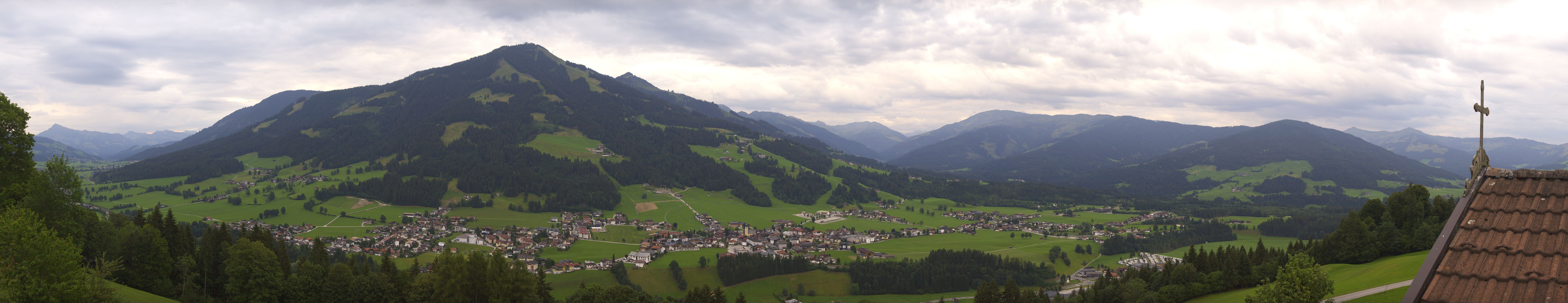 Archiv Foto Webcam Dorfkamera über Westendorf am Wilden Kaiser