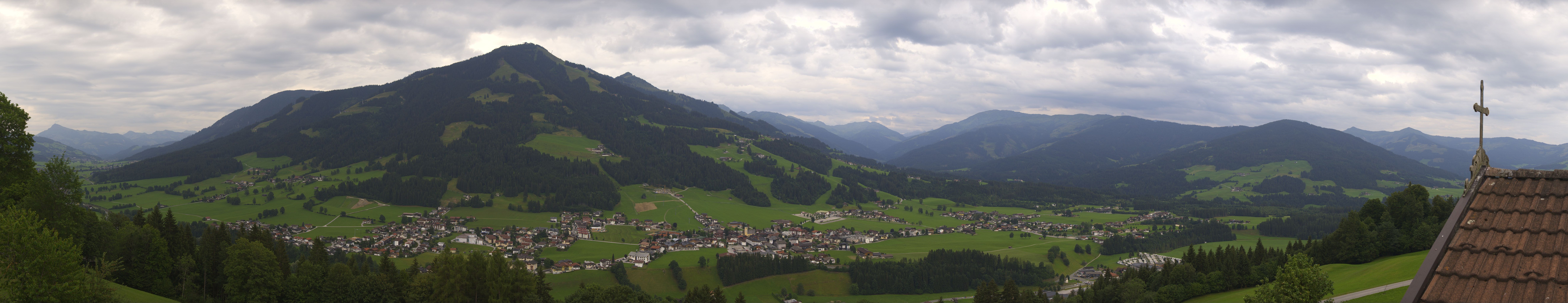 Archiv Foto Webcam Dorfkamera über Westendorf am Wilden Kaiser