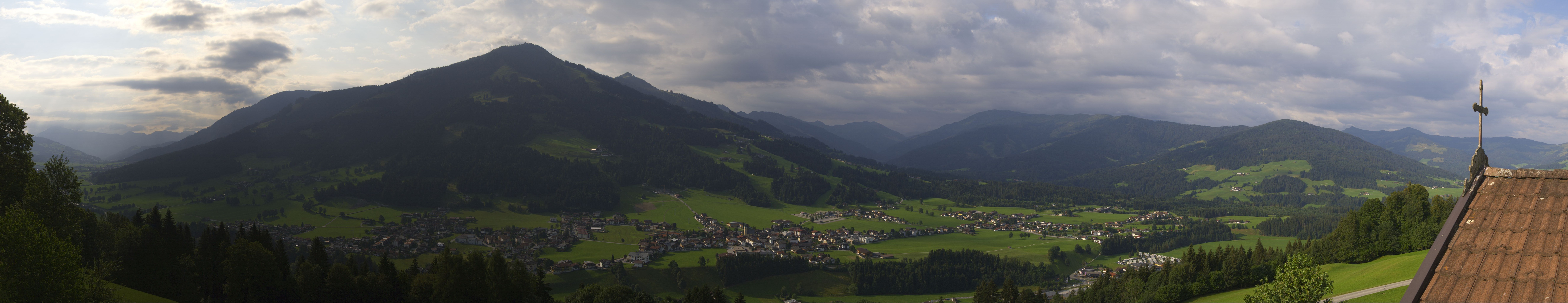 Archiv Foto Webcam Dorfkamera über Westendorf am Wilden Kaiser
