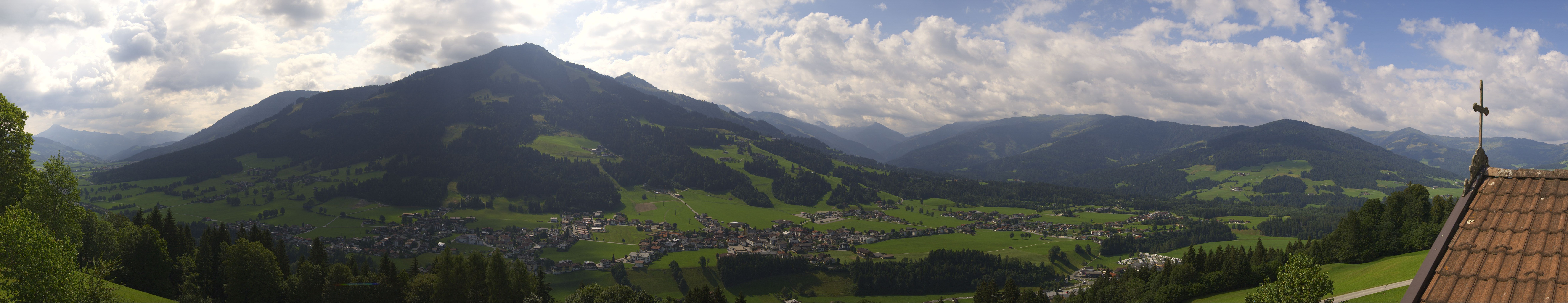 Archiv Foto Webcam Dorfkamera über Westendorf am Wilden Kaiser