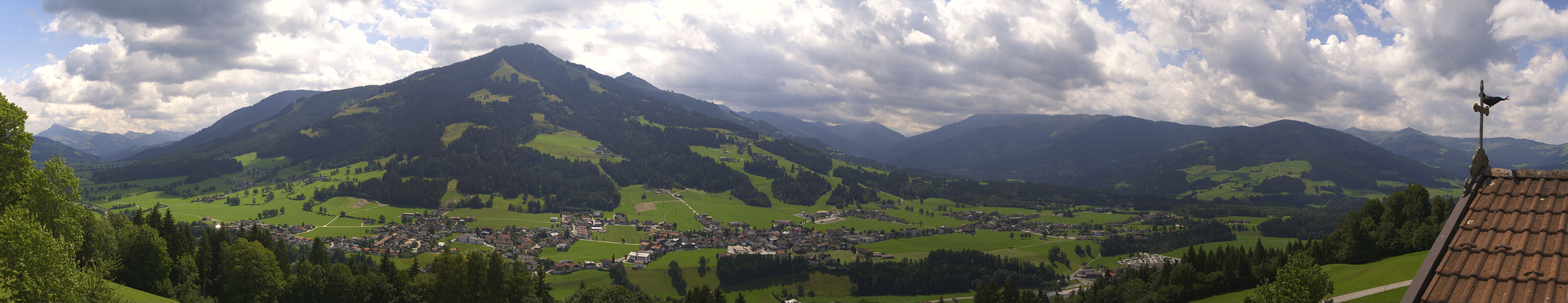 Archiv Foto Webcam Dorfkamera über Westendorf am Wilden Kaiser