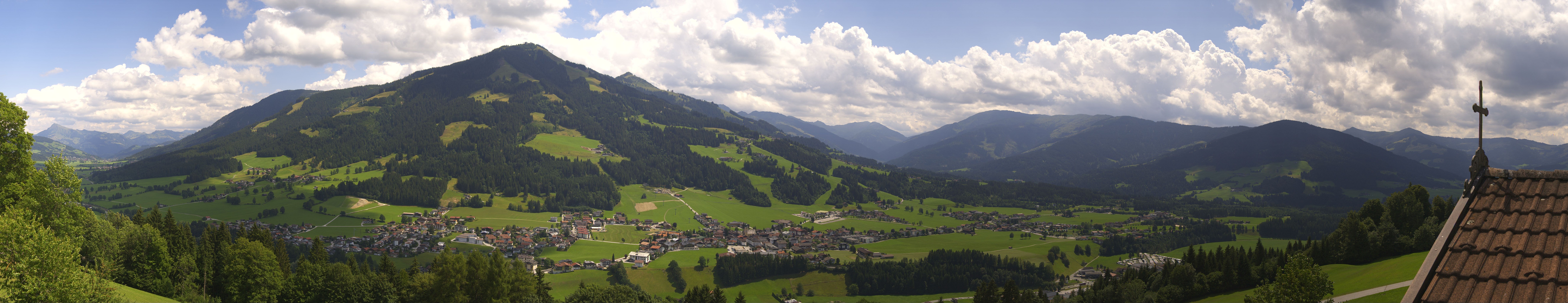 Archiv Foto Webcam Dorfkamera über Westendorf am Wilden Kaiser