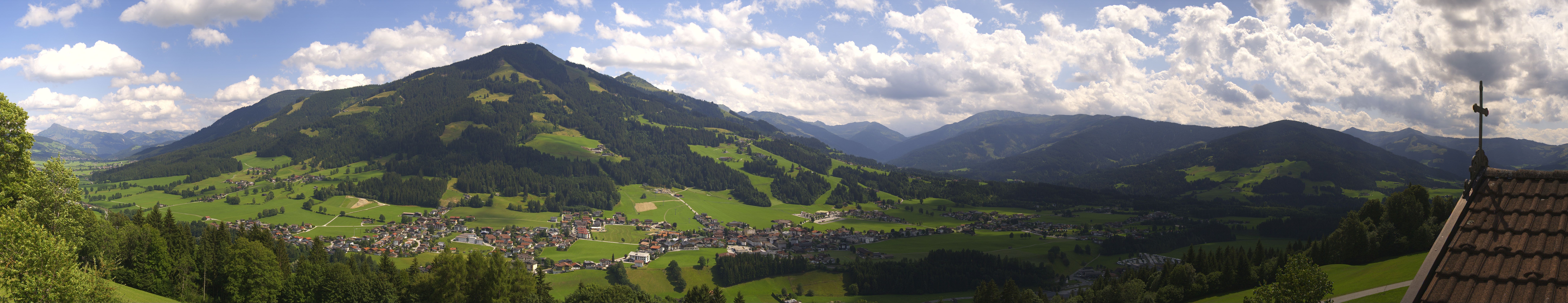 Archiv Foto Webcam Dorfkamera über Westendorf am Wilden Kaiser