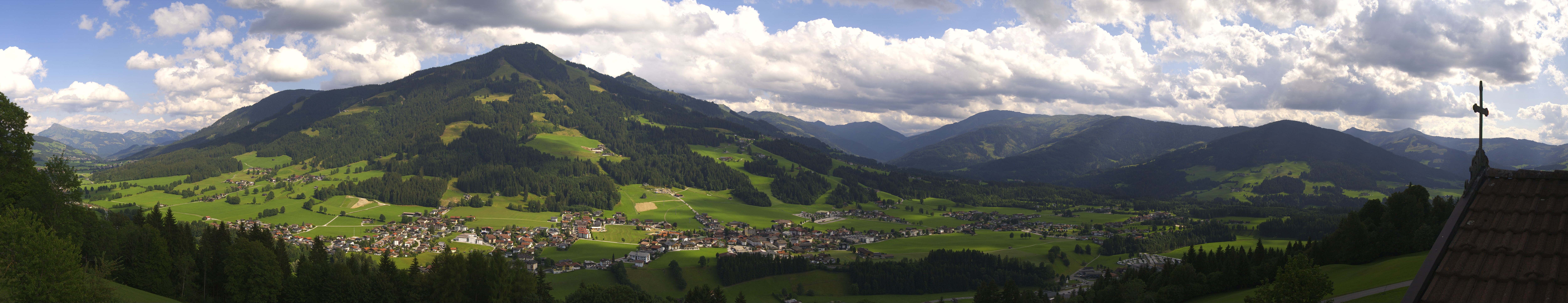Archiv Foto Webcam Dorfkamera über Westendorf am Wilden Kaiser