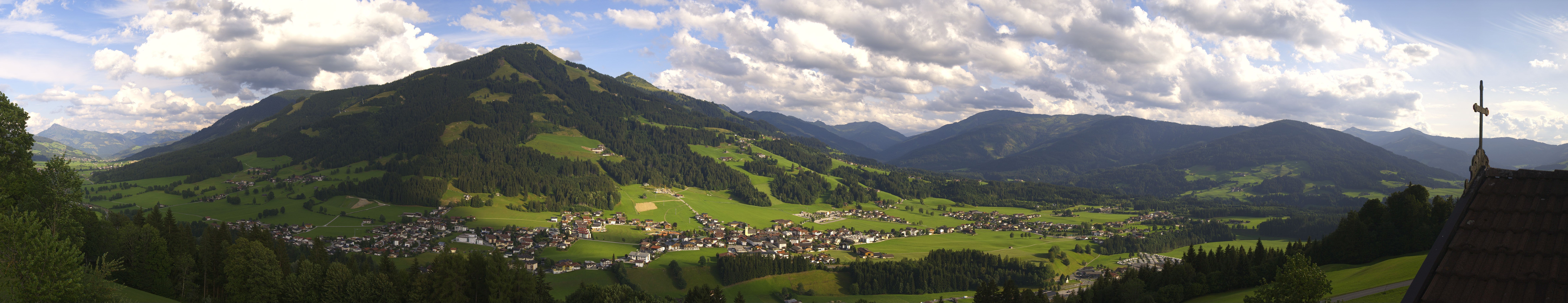 Archiv Foto Webcam Dorfkamera über Westendorf am Wilden Kaiser