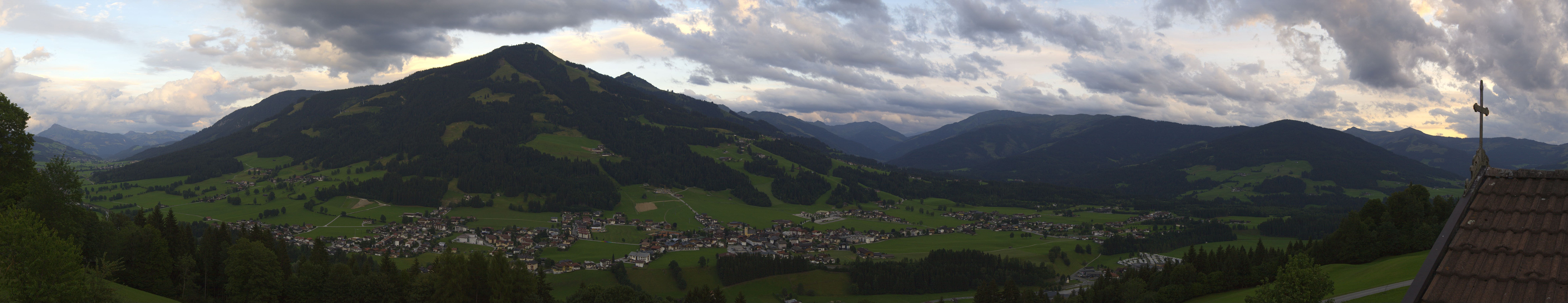 Archiv Foto Webcam Dorfkamera über Westendorf am Wilden Kaiser