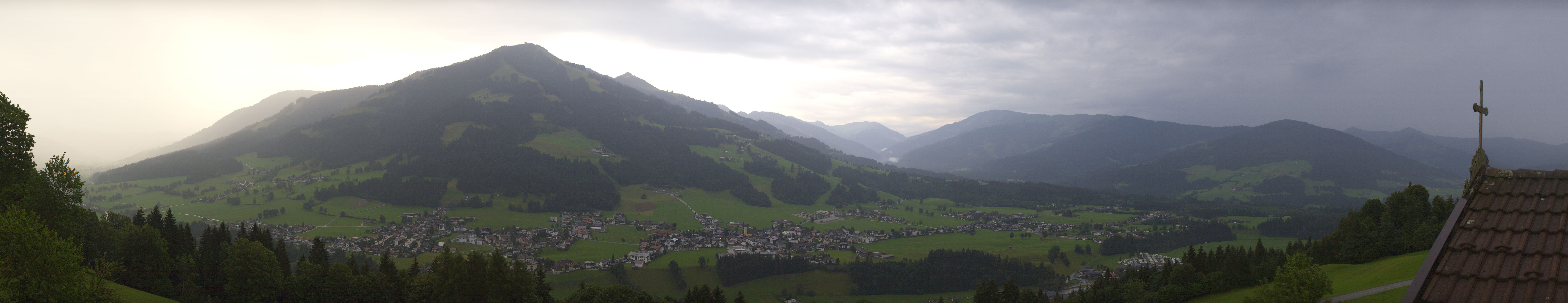 Archiv Foto Webcam Dorfkamera über Westendorf am Wilden Kaiser