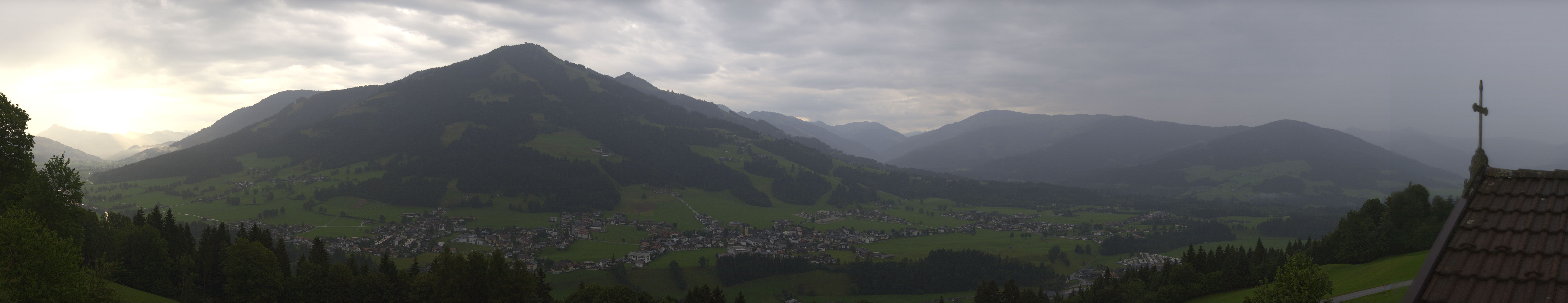 Archiv Foto Webcam Dorfkamera über Westendorf am Wilden Kaiser