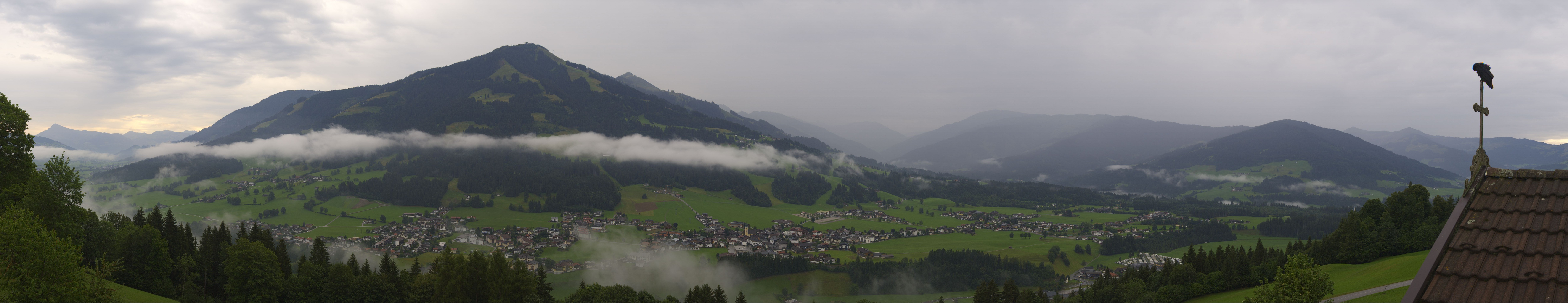Archiv Foto Webcam Dorfkamera über Westendorf am Wilden Kaiser