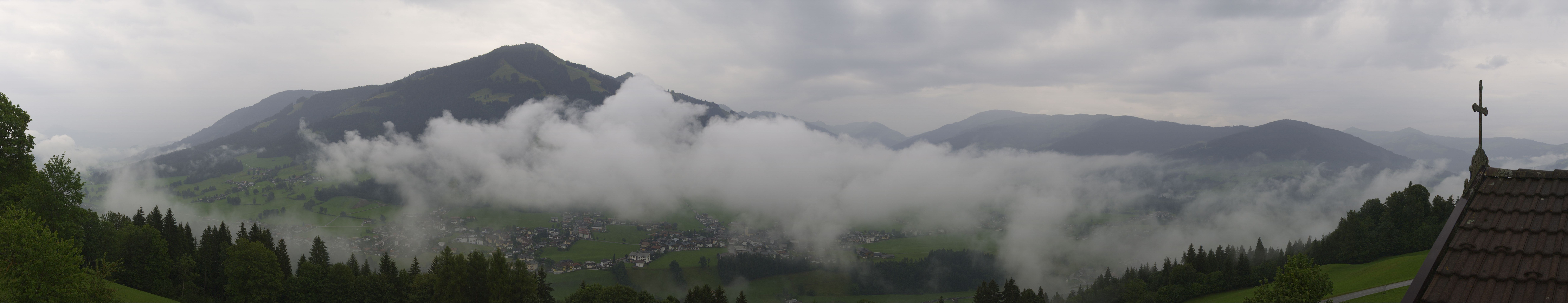 Archiv Foto Webcam Dorfkamera über Westendorf am Wilden Kaiser