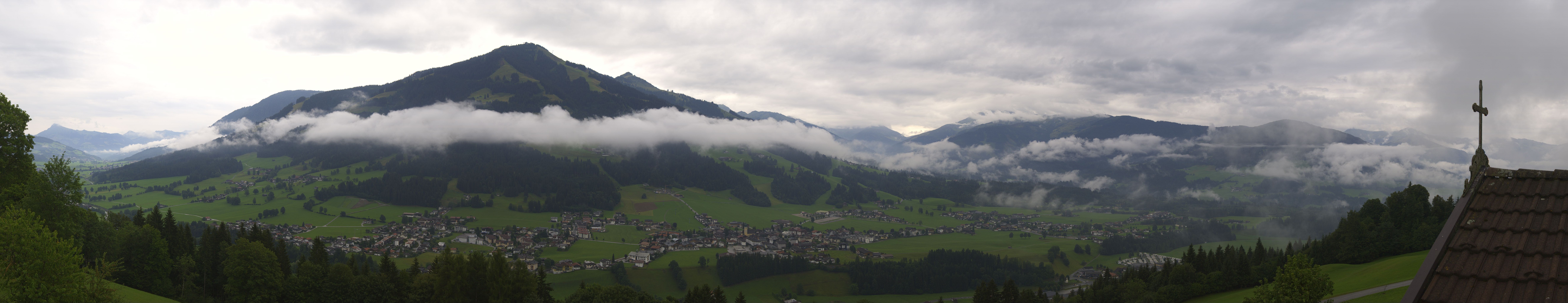 Archiv Foto Webcam Dorfkamera über Westendorf am Wilden Kaiser