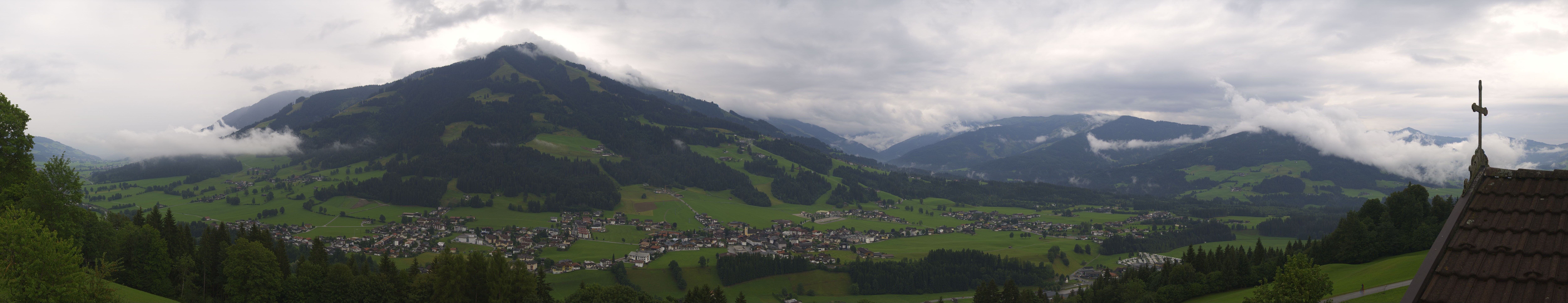 Archiv Foto Webcam Dorfkamera über Westendorf am Wilden Kaiser