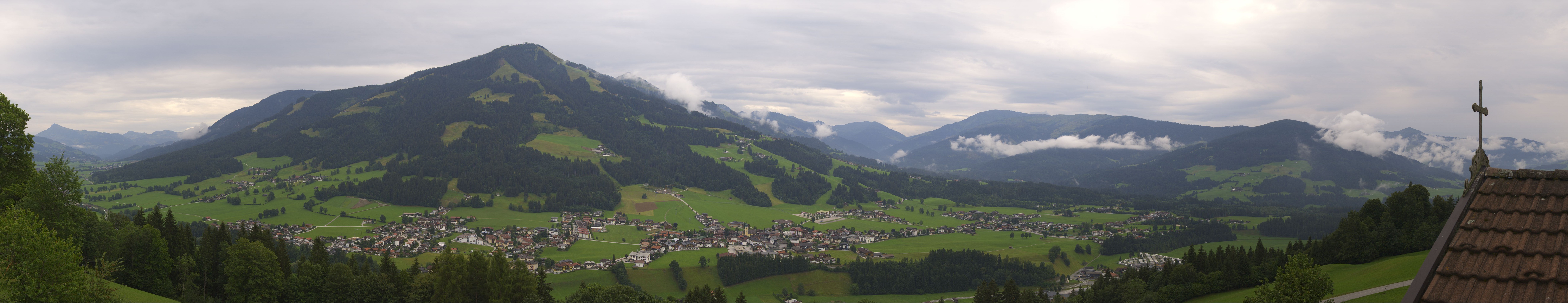 Archiv Foto Webcam Dorfkamera über Westendorf am Wilden Kaiser
