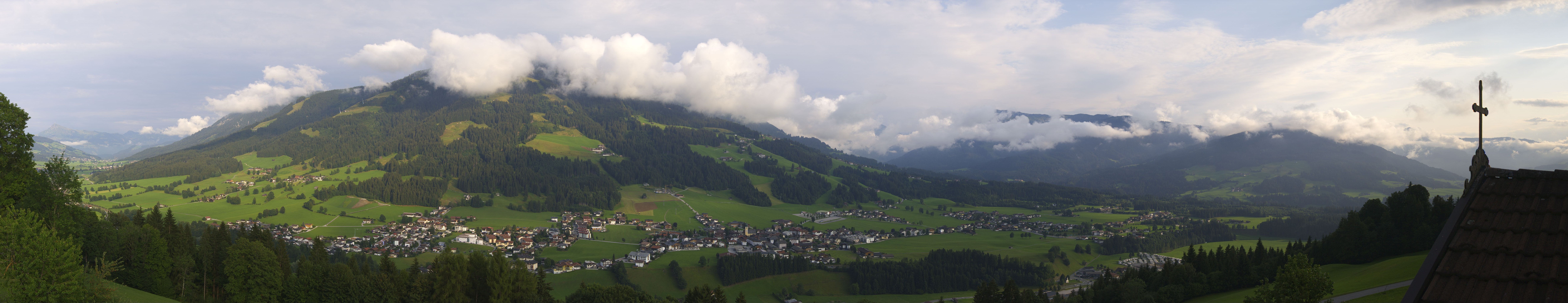 Archiv Foto Webcam Dorfkamera über Westendorf am Wilden Kaiser