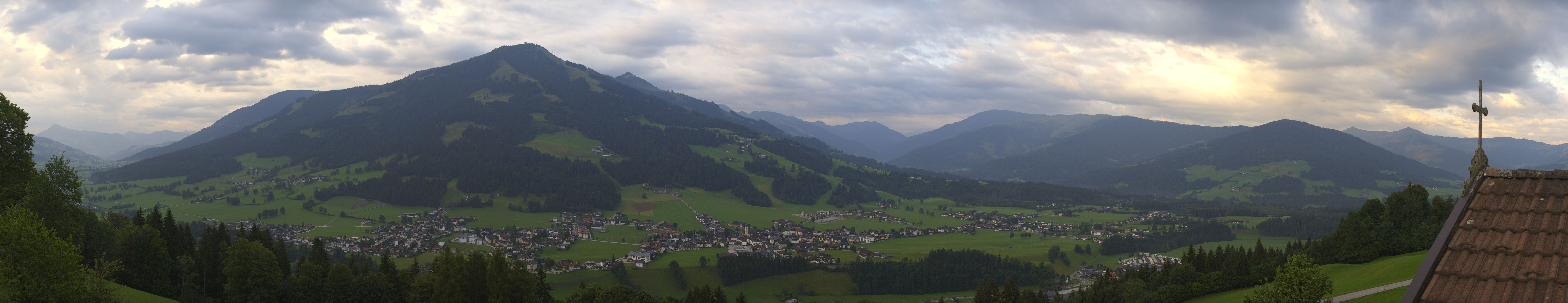 Archiv Foto Webcam Dorfkamera über Westendorf am Wilden Kaiser