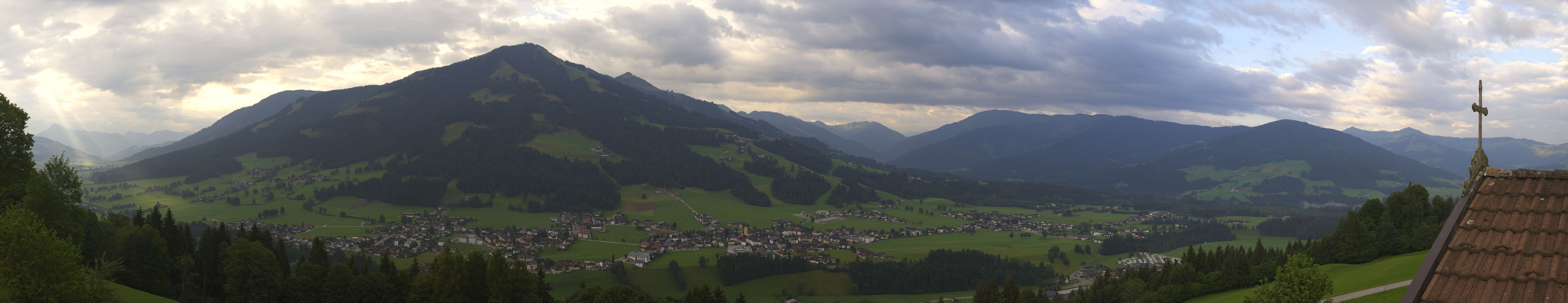 Archiv Foto Webcam Dorfkamera über Westendorf am Wilden Kaiser