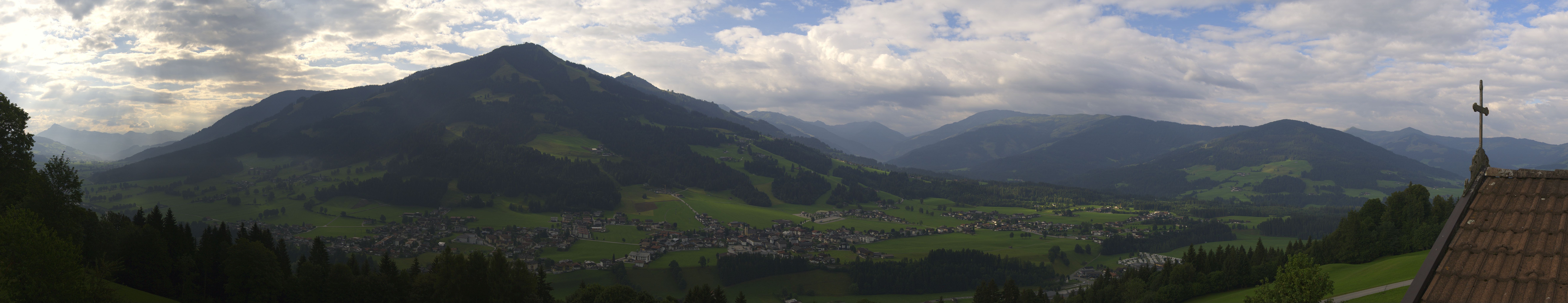Archiv Foto Webcam Dorfkamera über Westendorf am Wilden Kaiser