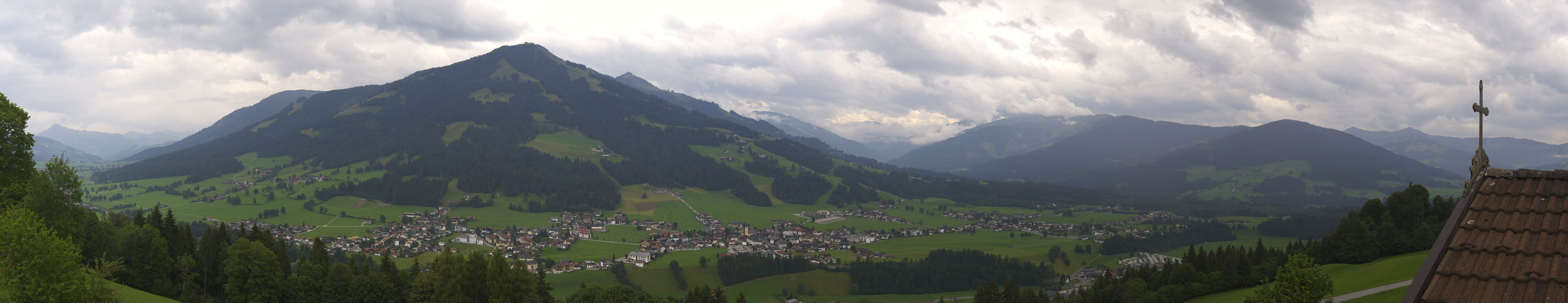 Archiv Foto Webcam Dorfkamera über Westendorf am Wilden Kaiser