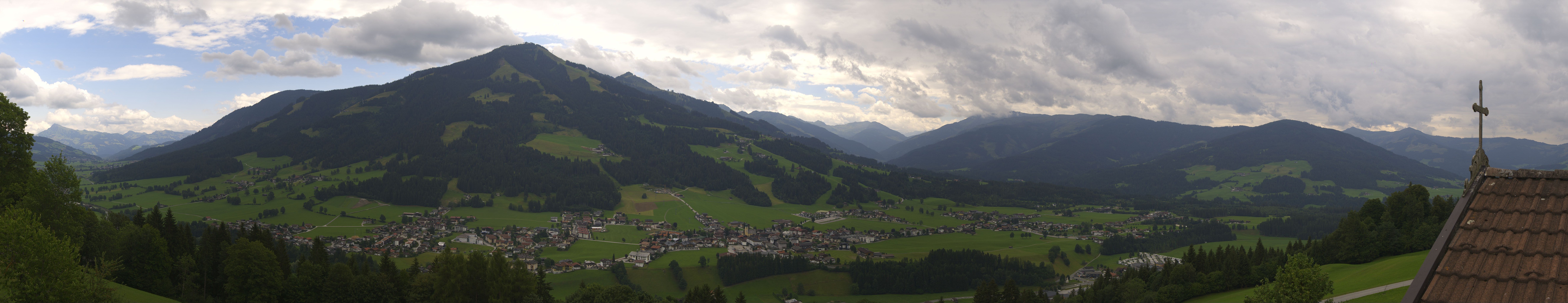 Archiv Foto Webcam Dorfkamera über Westendorf am Wilden Kaiser