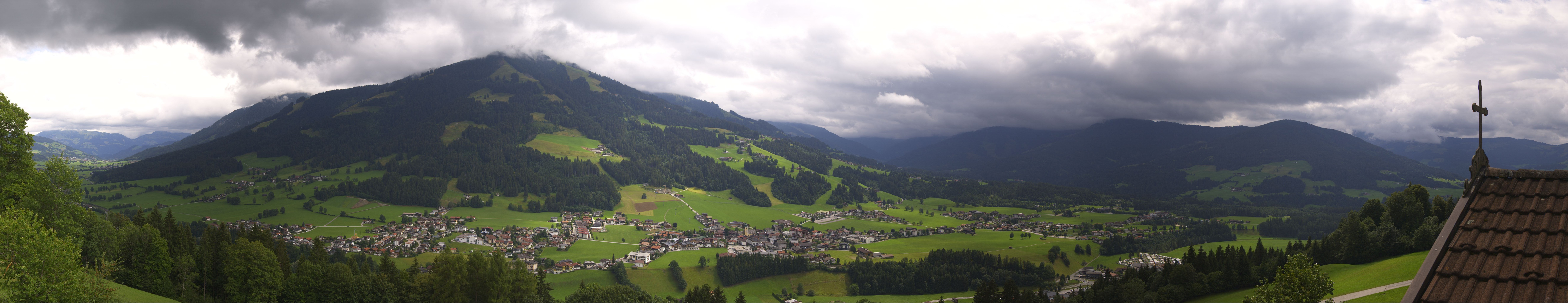 Archiv Foto Webcam Dorfkamera über Westendorf am Wilden Kaiser