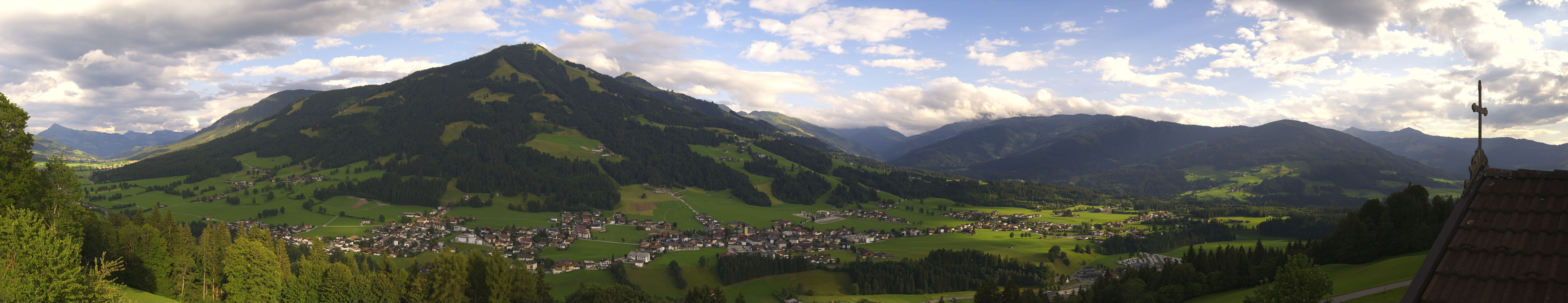 Archiv Foto Webcam Dorfkamera über Westendorf am Wilden Kaiser