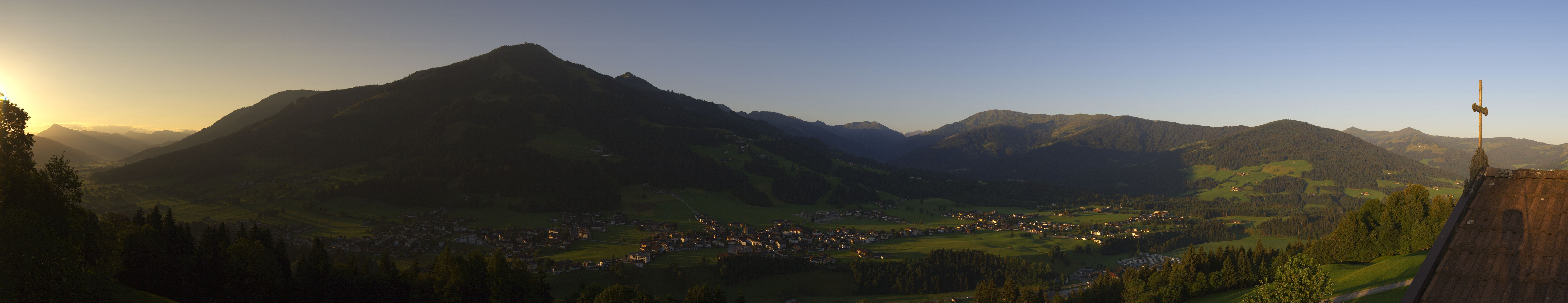 Archiv Foto Webcam Dorfkamera über Westendorf am Wilden Kaiser