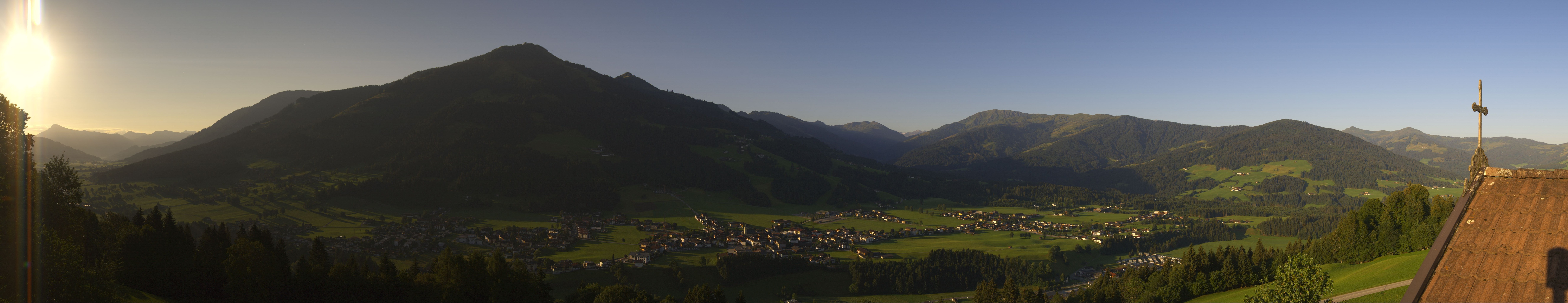 Archiv Foto Webcam Dorfkamera über Westendorf am Wilden Kaiser