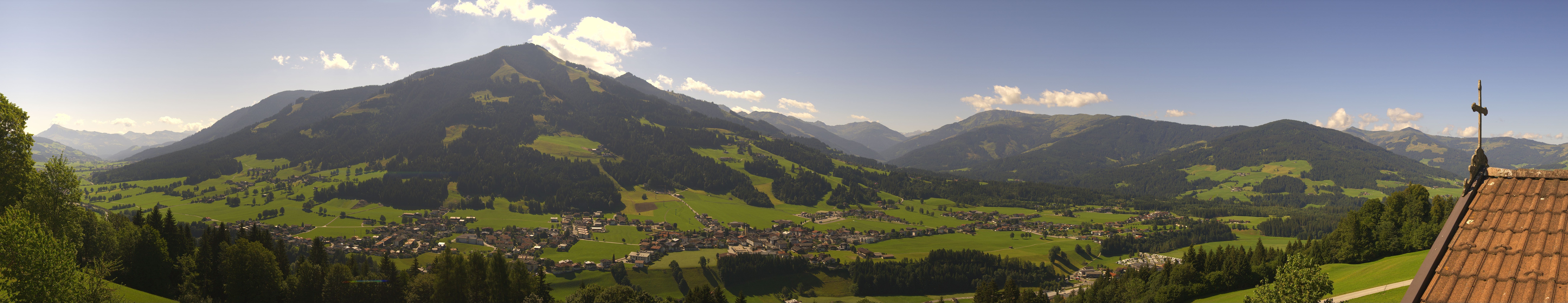 Archiv Foto Webcam Dorfkamera über Westendorf am Wilden Kaiser