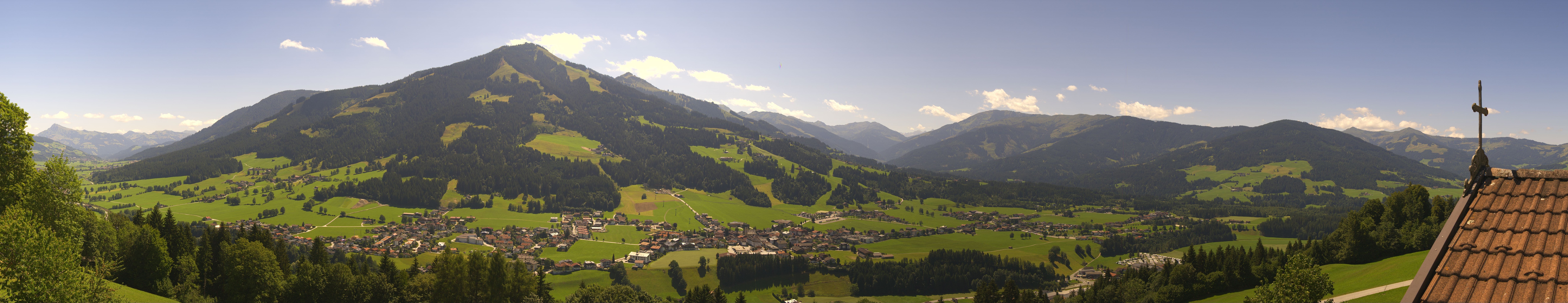 Archiv Foto Webcam Dorfkamera über Westendorf am Wilden Kaiser
