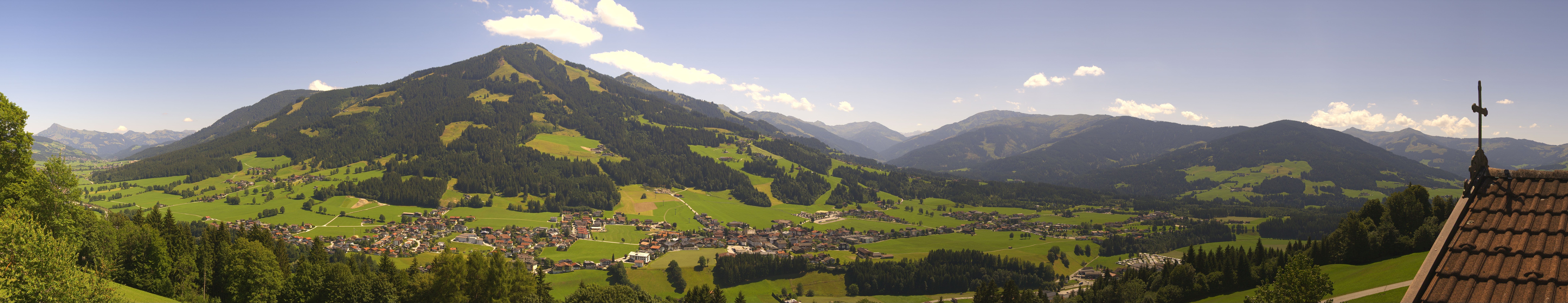 Archiv Foto Webcam Dorfkamera über Westendorf am Wilden Kaiser