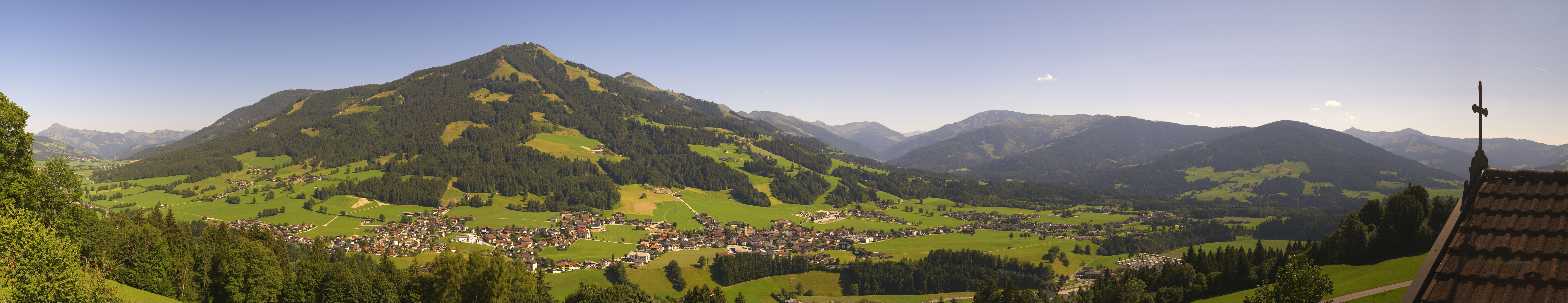 Archiv Foto Webcam Dorfkamera über Westendorf am Wilden Kaiser