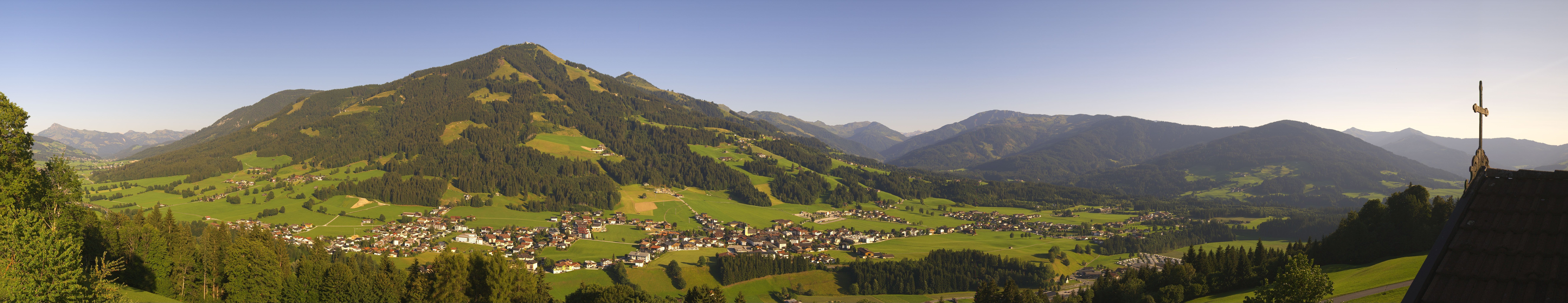 Archiv Foto Webcam Dorfkamera über Westendorf am Wilden Kaiser