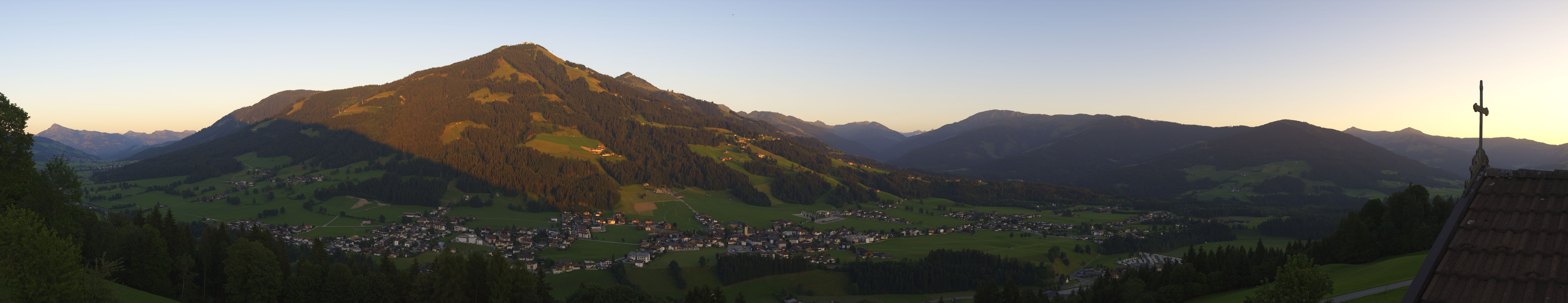 Archiv Foto Webcam Dorfkamera über Westendorf am Wilden Kaiser