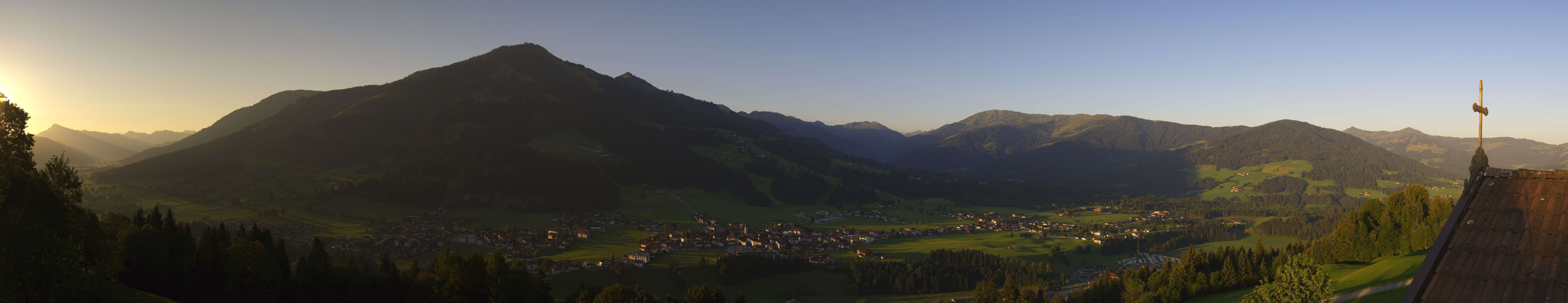 Archiv Foto Webcam Dorfkamera über Westendorf am Wilden Kaiser