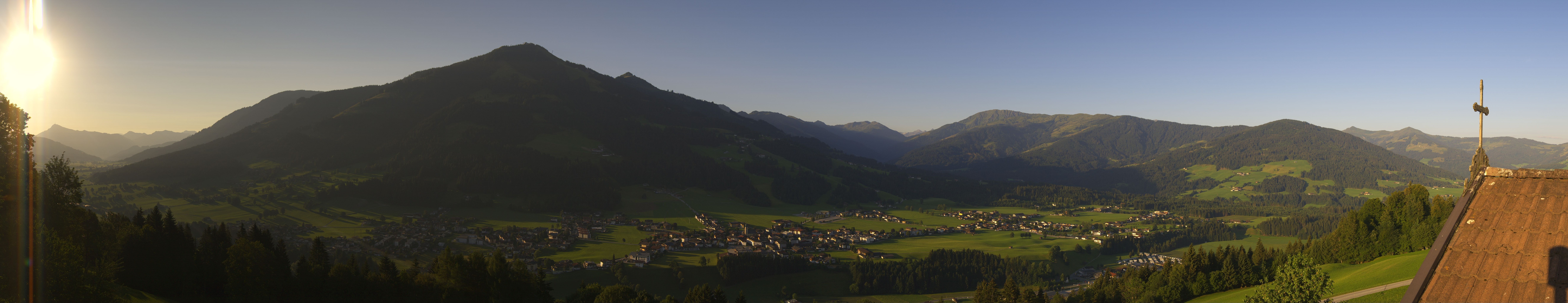 Archiv Foto Webcam Dorfkamera über Westendorf am Wilden Kaiser